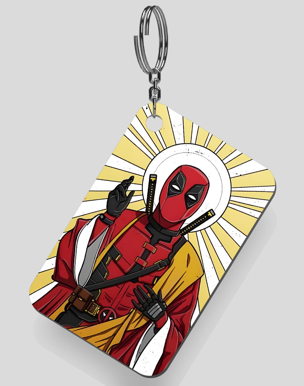 Deadpool God Keychain