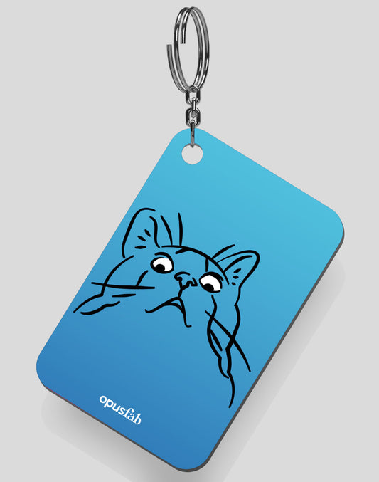 Cat - Nervous Keychain