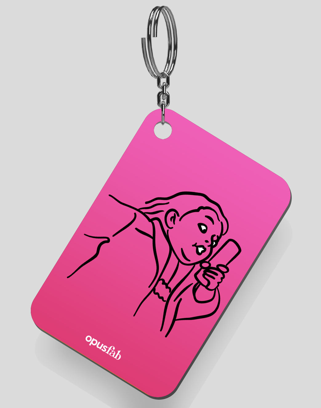 Chubby Bubble Girl Keychain
