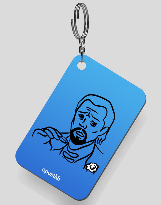 Leo Laughing Keychain