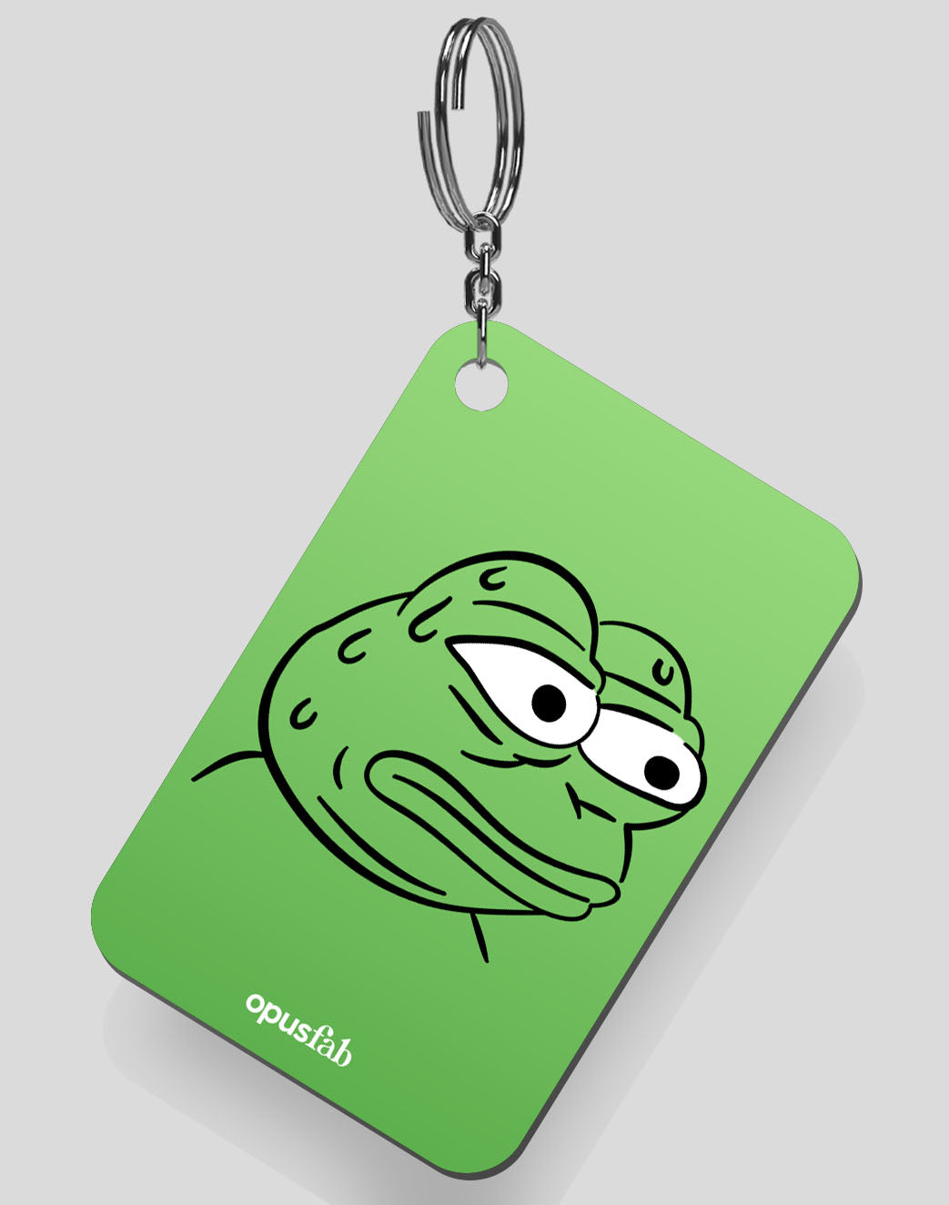 Pepe Frog - Nervous Keychain