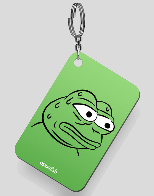Pepe Frog - Nervous Keychain