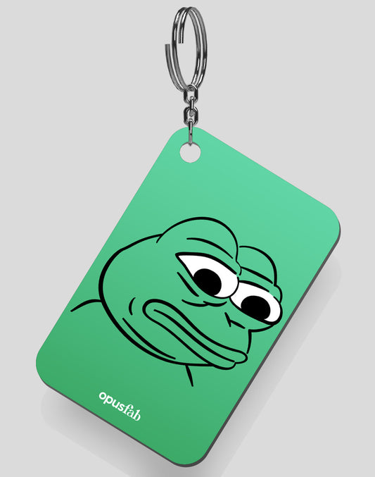 Pepe Frog - Sad Keychain