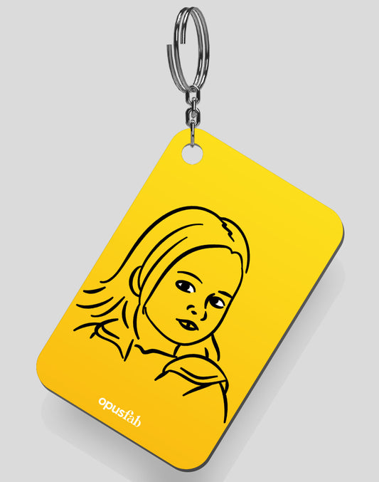 Side Eyeing Cloe Keychain