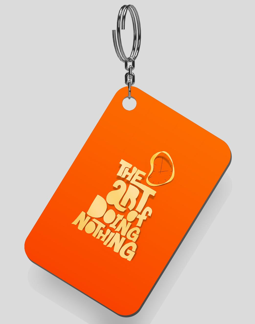 The Art of Doing Nothing Keychain