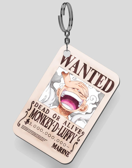 Wanted - Monkey D. Luffy Keychain