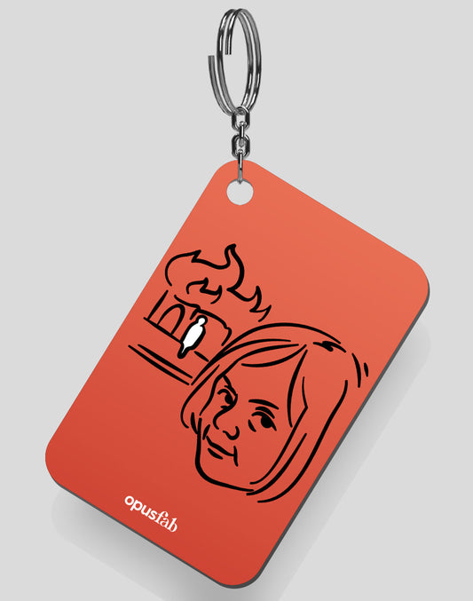 Watch the World Burn Keychain